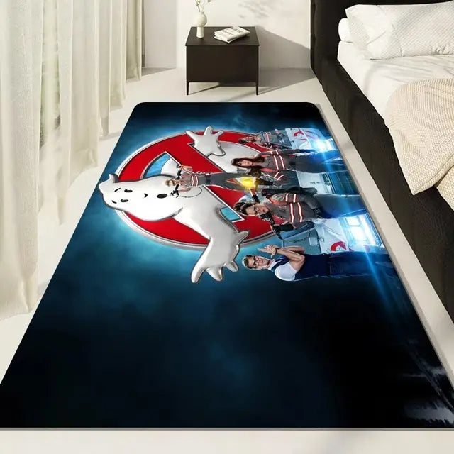 Ghostbusters Cosplay Carpet Living Room Bedroom Sofa Rug Door Mat