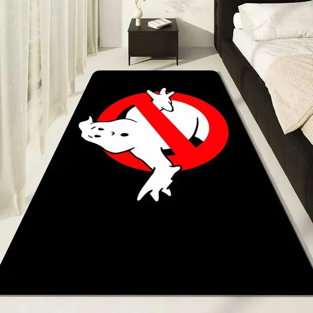 Ghostbusters Cosplay Carpet Living Room Bedroom Sofa Rug Door Mat