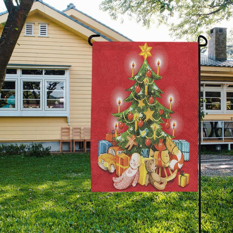 Gift Christmas Flag Banner 30*45CM（11.81IN*17.71IN）