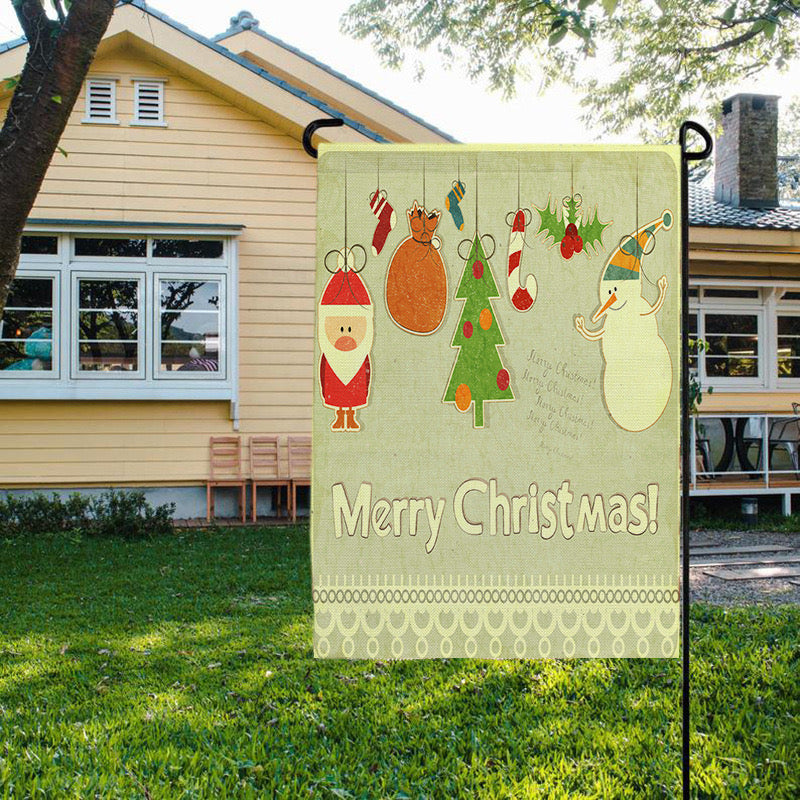 Gift Christmas Flag Banner 30*45CM（11.81IN*17.71IN）