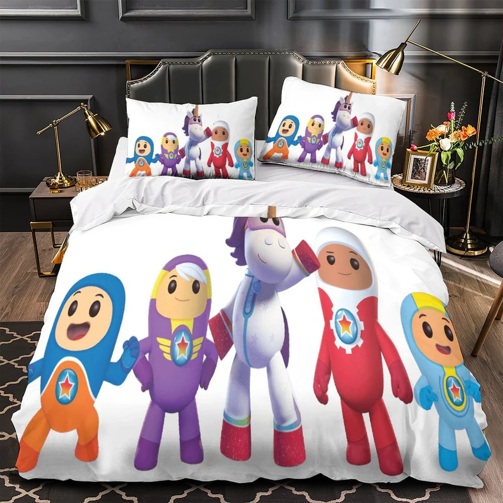 Go Jetters Duvet Cover Quilt Case Pillowcase Bedding Set Without Filler