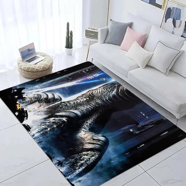 Godzilla Cosplay Carpet Living Room Bedroom Sofa Rug Door Mat