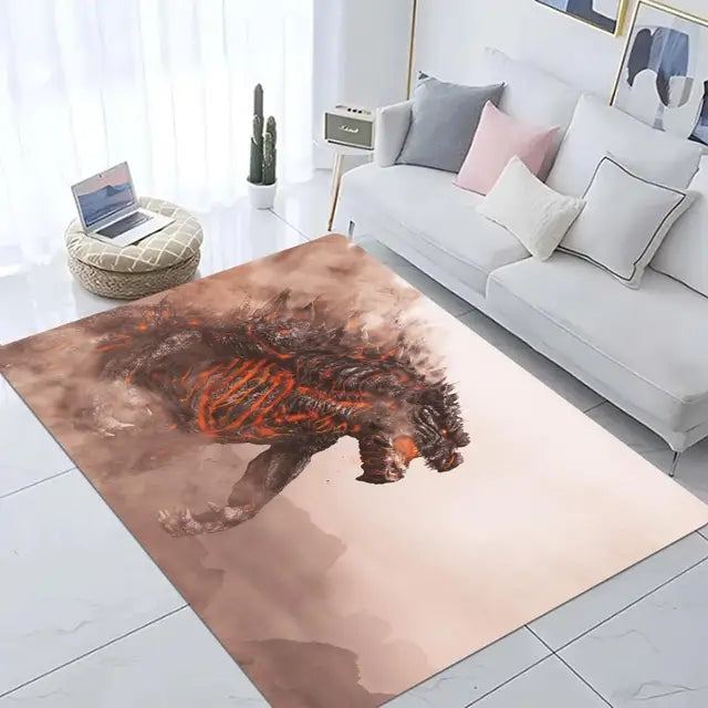 Godzilla Cosplay Carpet Living Room Bedroom Sofa Rug Door Mat