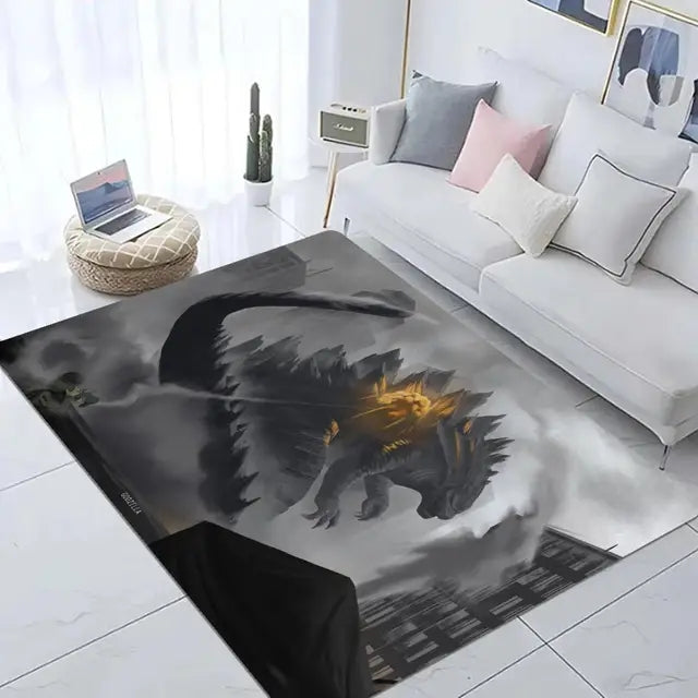 Godzilla Cosplay Carpet Living Room Bedroom Sofa Rug Door Mat