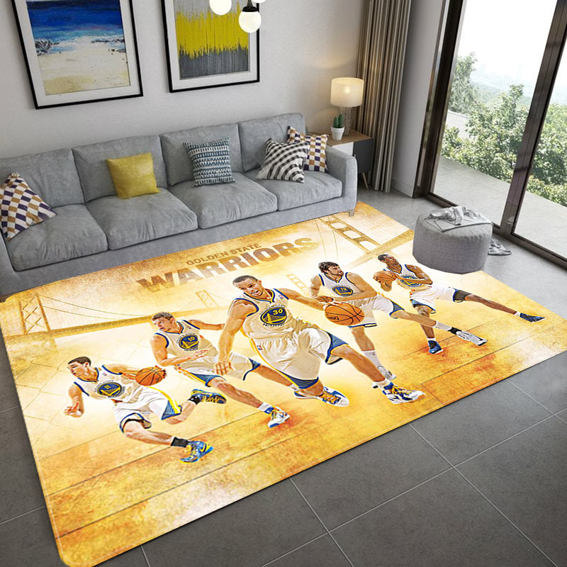 Golden State Warriors Carpet Living Room Bedroom Mats Kitchen Bathroom Rugs