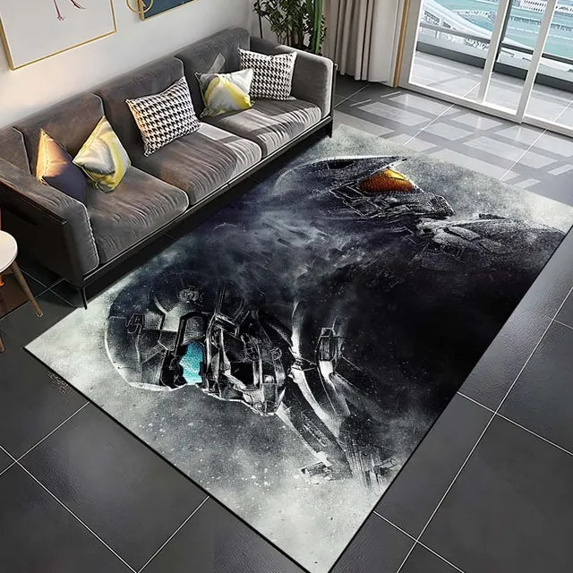 Halo Infinite Graphic Carpet Living Room Bedroom Sofa Rug Door Mat Kitchen Bathroom