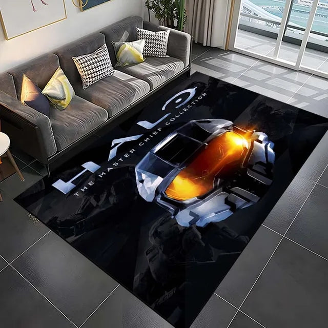 Halo Infinite Graphic Carpet Living Room Bedroom Sofa Rug Door Mat Kitchen Bathroom