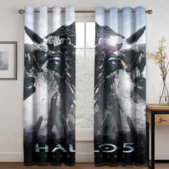 Halo Infinite Blackout Curtain for Bedroom Window Treatment
