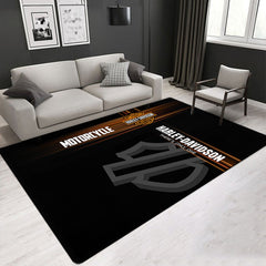 Harley Davidson Motorcycle Carpet Living Room Bedroom Mats Kitchen Bathroom Rugs