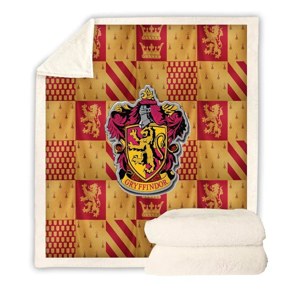 Harry Potter Cosplay Blanket Super Soft Cozy Sherpa Fleece Throw Blanket for Kids Adults