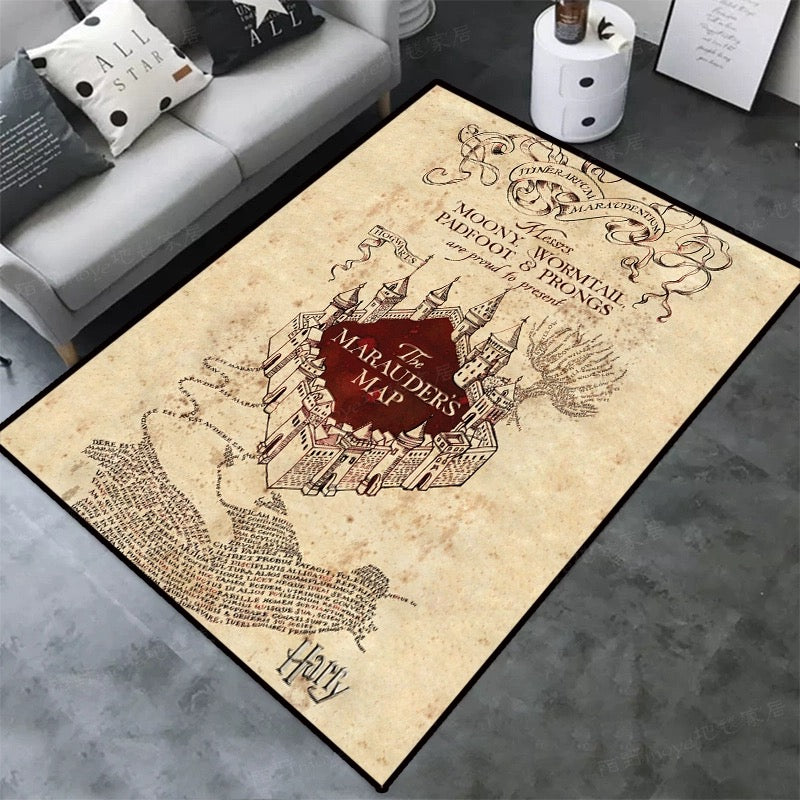 Harry Potter Hogwarts  Carpet Living Room Bedroom Sofa Mat Door Rugs