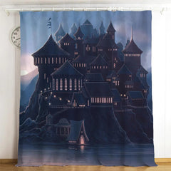 Harry Potter Newspaper Galaxy Blackout Curtains For Window Treatment Set For Bedroom