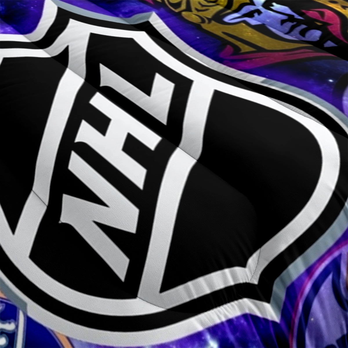 Hockey League Comforter Pillowcase Sets Blanket All Season Reversible Quilted Duvet