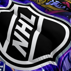 Hockey League Comforter Pillowcase Sets Blanket All Season Reversible Quilted Duvet