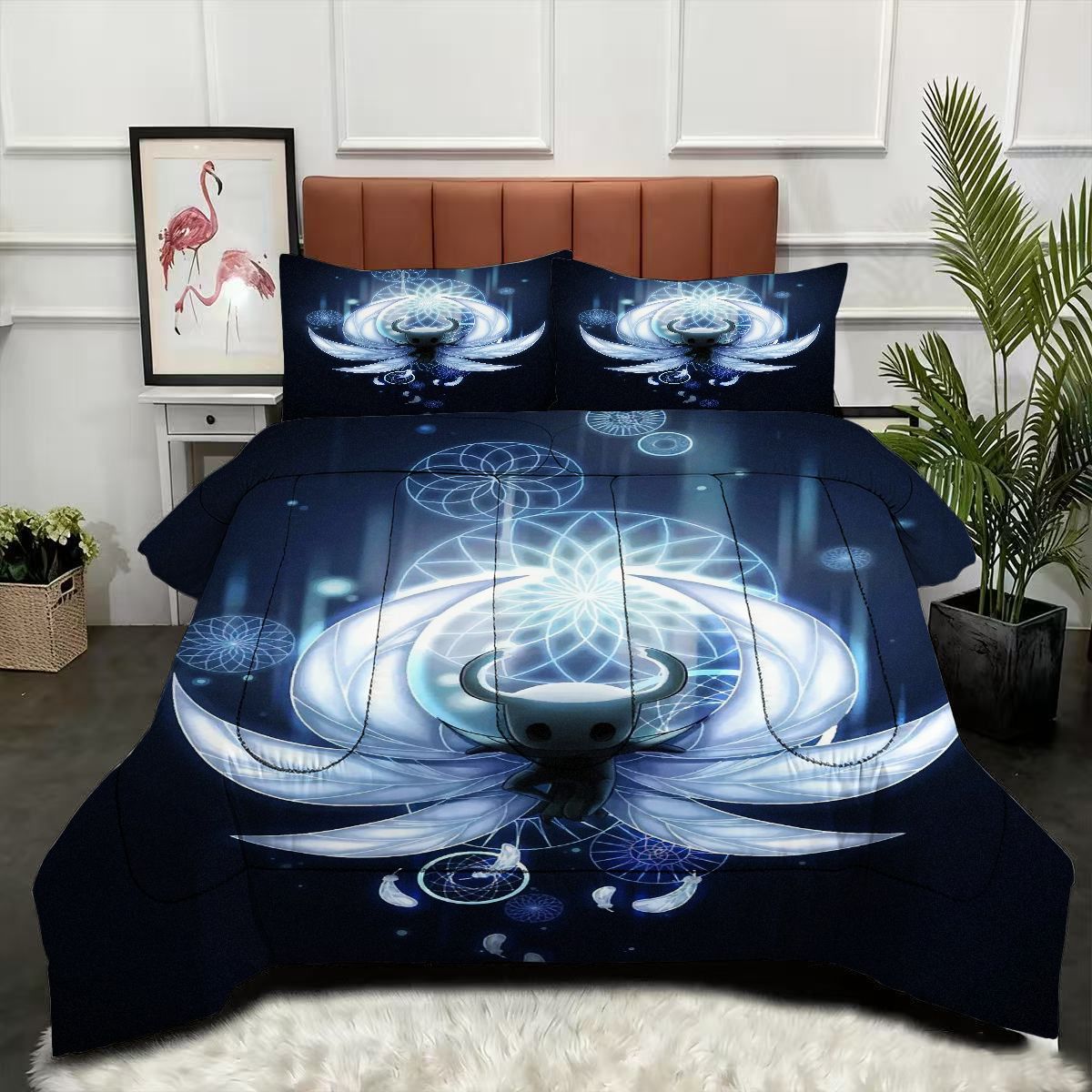 Hollow Knight Comforter Pillowcase Sets Blanket All Season Reversible Quilted Duvet