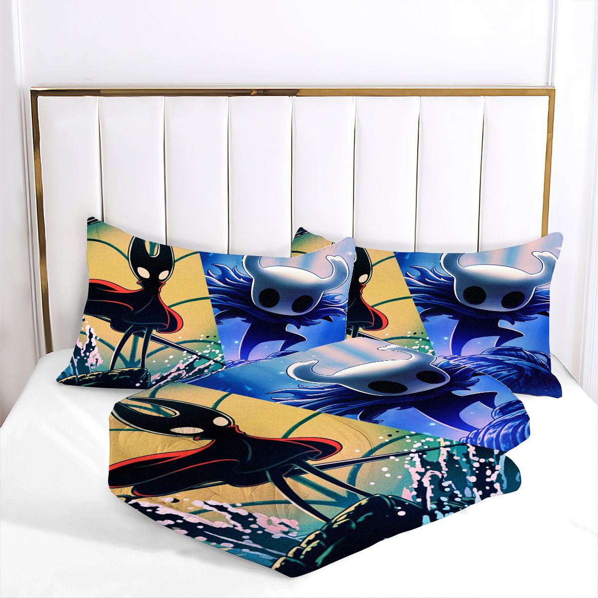 Hollow Knight Comforter Pillowcase Sets Blanket All Season Reversible Quilted Duvet