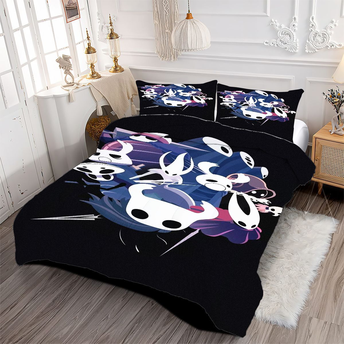 Hollow Knight Comforter Pillowcase Sets Blanket All Season Reversible Quilted Duvet