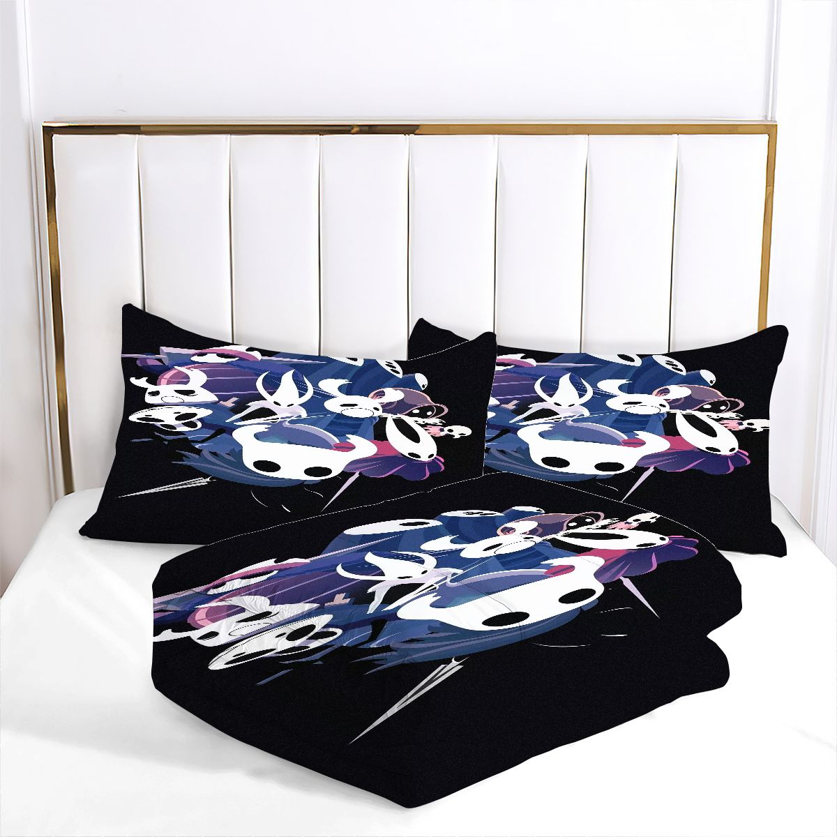Hollow Knight Comforter Pillowcase Sets Blanket All Season Reversible Quilted Duvet