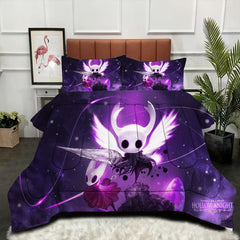 Hollow Knight Comforter Pillowcase Sets Blanket All Season Reversible Quilted Duvet