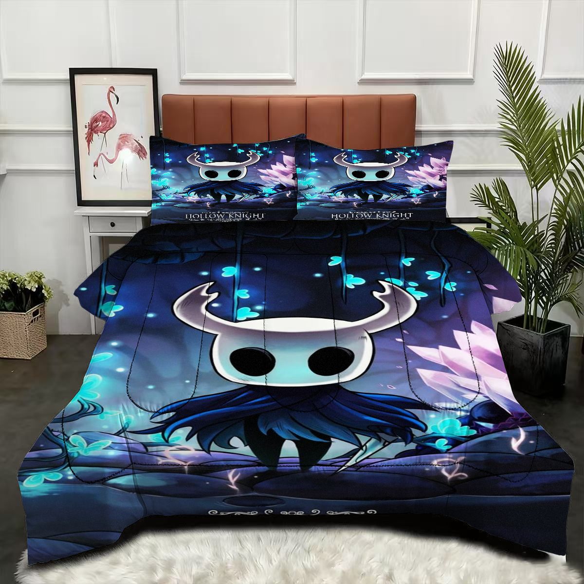 Hollow Knight Comforter Pillowcase Sets Blanket All Season Reversible Quilted Duvet