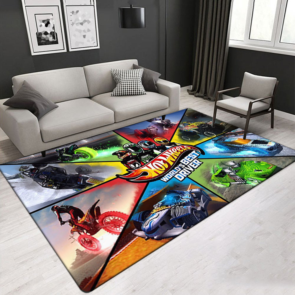 Hot Wheels Cosplay Carpet Living Room Bedroom Sofa Rug Door Mats