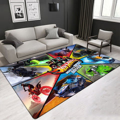 Hot Wheels Cosplay Carpet Living Room Bedroom Sofa Rug Door Mats