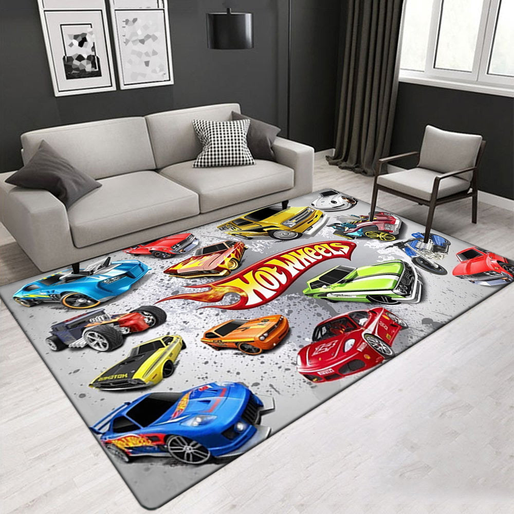 Hot Wheels Cosplay Carpet Living Room Bedroom Sofa Rug Door Mats