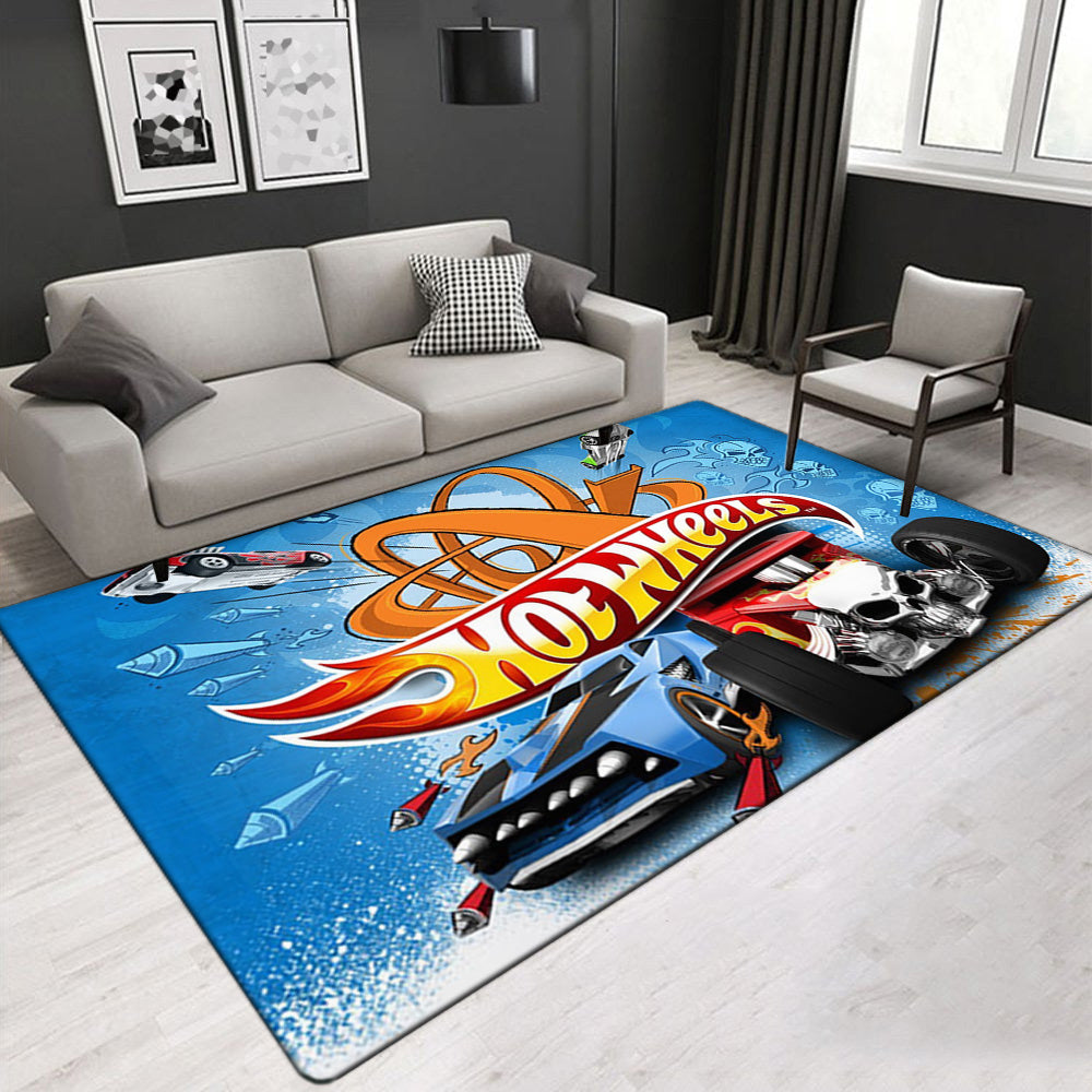 Hot Wheels Cosplay Carpet Living Room Bedroom Sofa Rug Door Mats