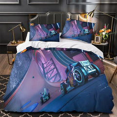 Hot Wheels Duvet Cover Quilt Case Pillowcase Bedding Set Without Filler