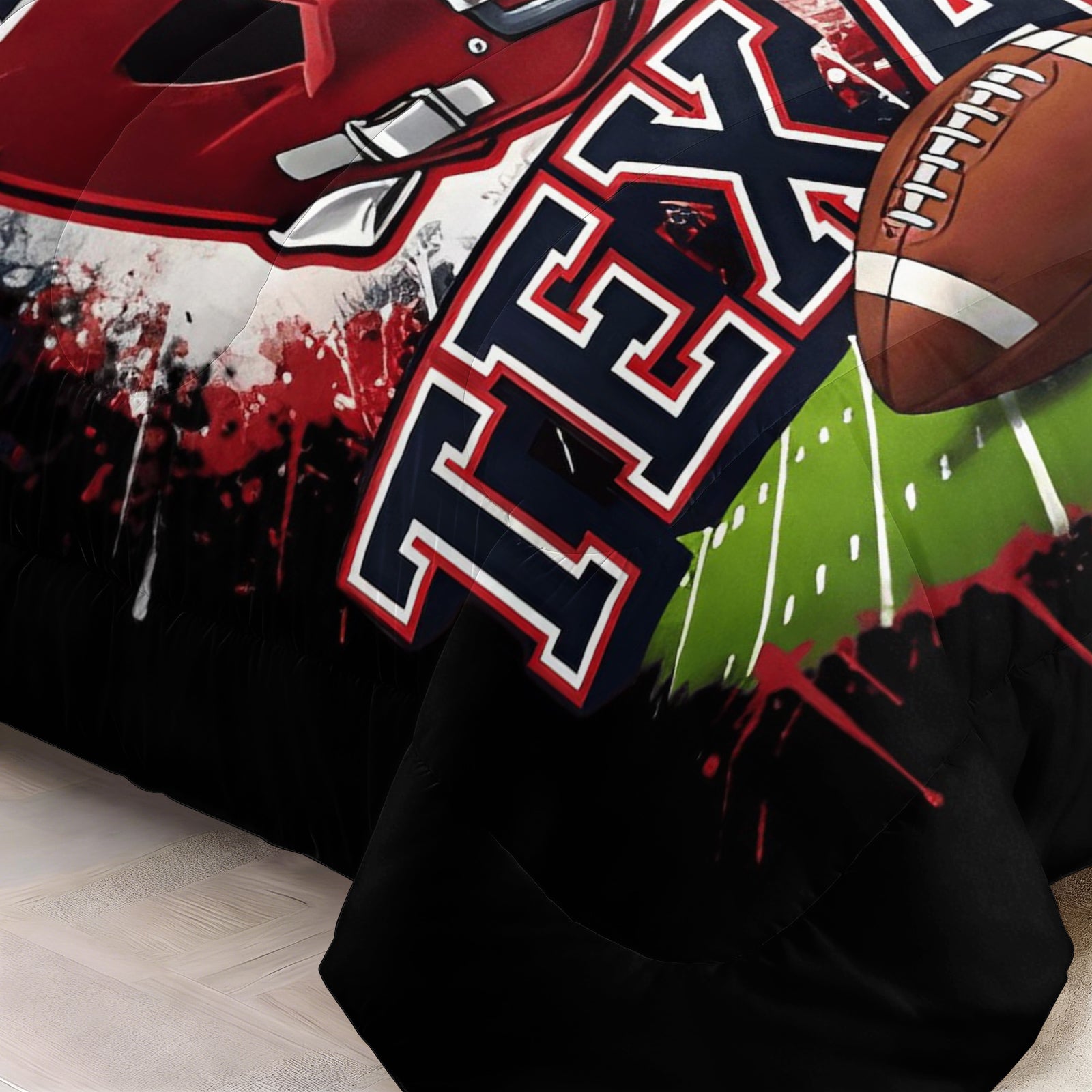 Houston Texans Comforter Pillowcase Sets Blanket All Season Reversible Quilted Duvet
