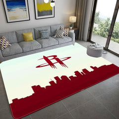 Houston Rockets Carpet Living Room Bedroom Mats Kitchen Bathroom Rugs