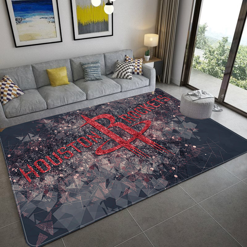 Houston Rockets Carpet Living Room Bedroom Mats Kitchen Bathroom Rugs