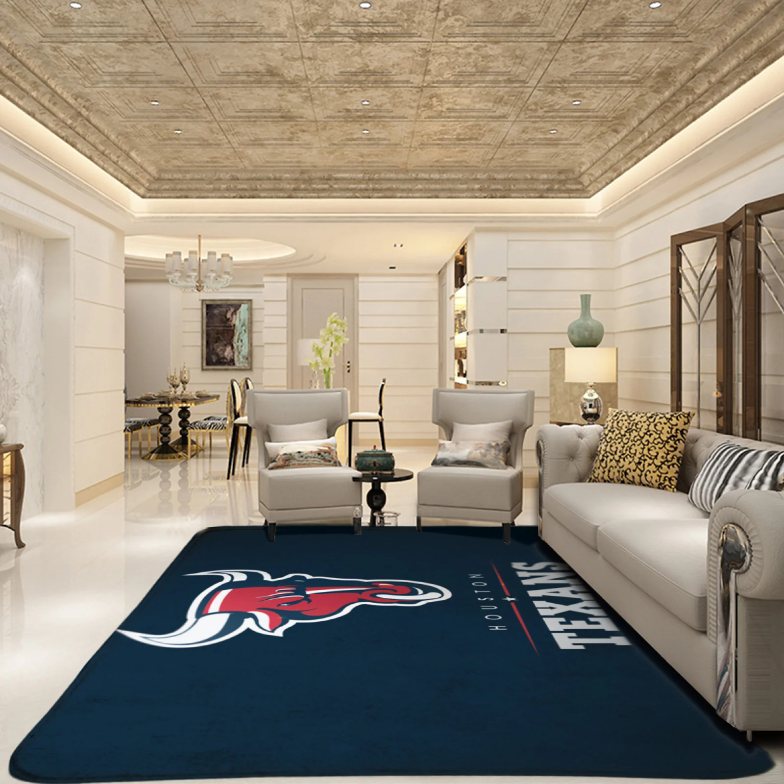 Houston Texans Football Team Carpet Living Room Bedroom Mats Kitchen Bathroom Rugs