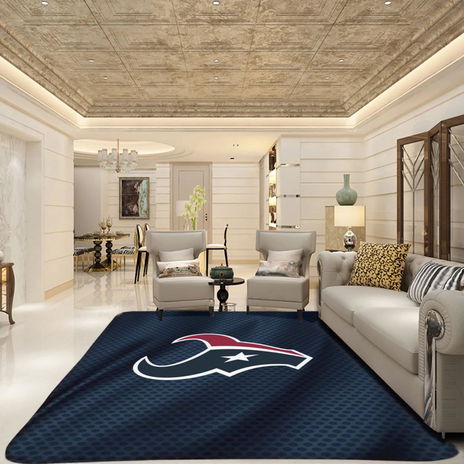 Houston Texans Football Team Carpet Living Room Bedroom Mats Kitchen Bathroom Rugs