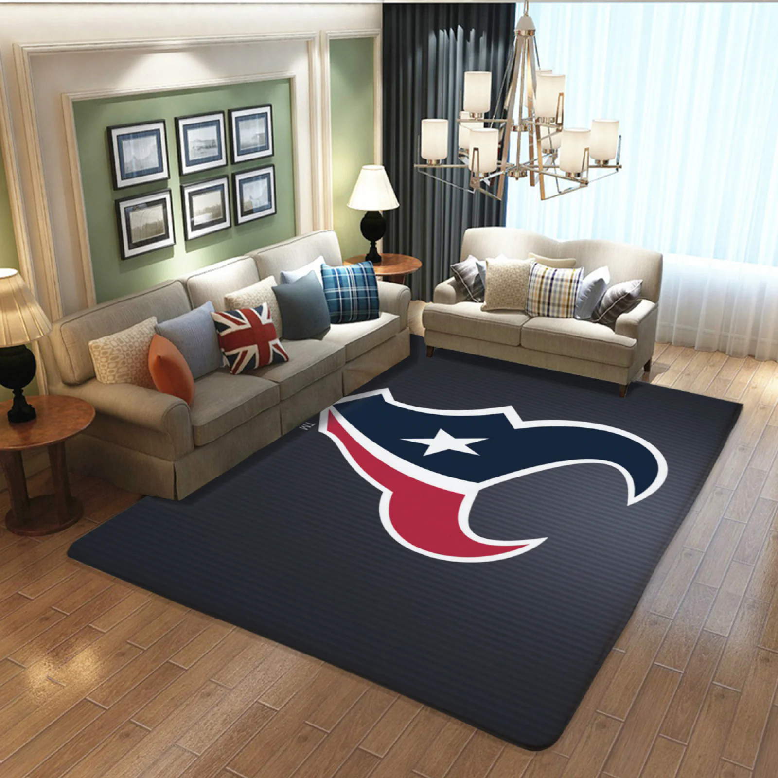 Houston Texans Football Team Carpet Living Room Bedroom Mats Kitchen Bathroom Rugs