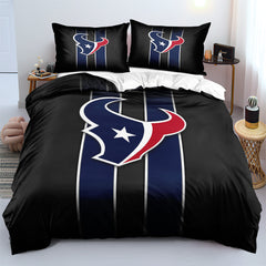 Houston Texans Football League Duvet Cover Quilt Cover Pillowcase Bedding Set Bedroom Decor