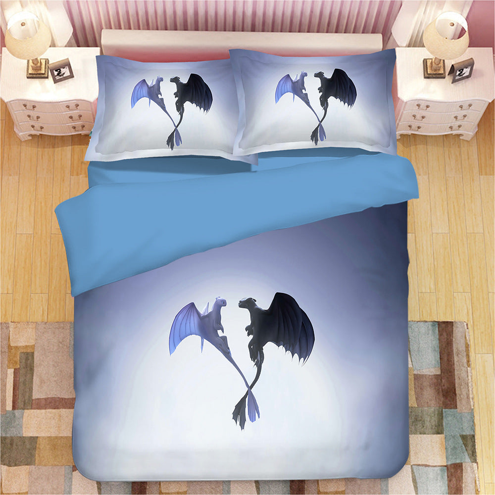 How To Train Your Dragon 3D Printed Duvet Cover Quilt Cover Pillowcase Bedding Set