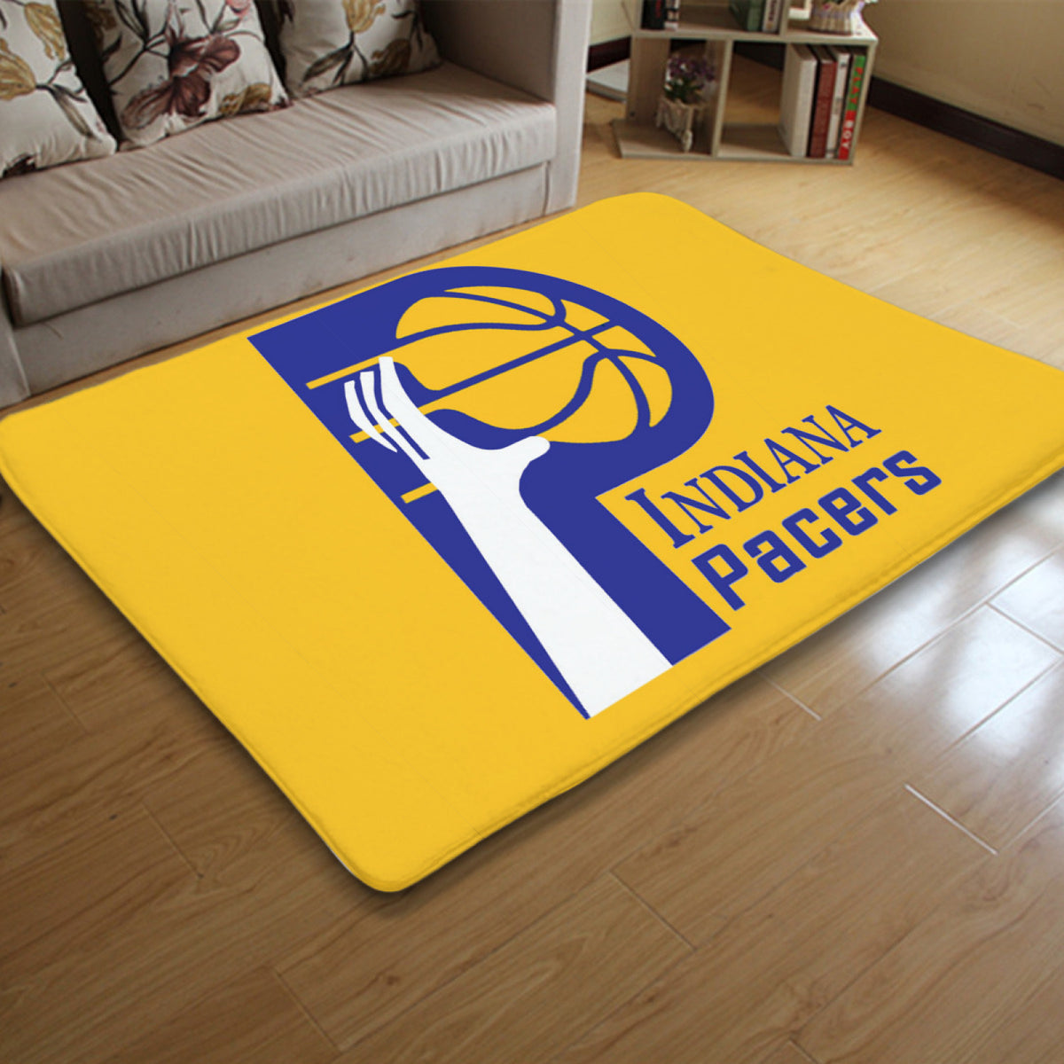 Indiana Basketball Pacers Carpet Living Room Bedroom Mats Kitchen Bathroom Rugs