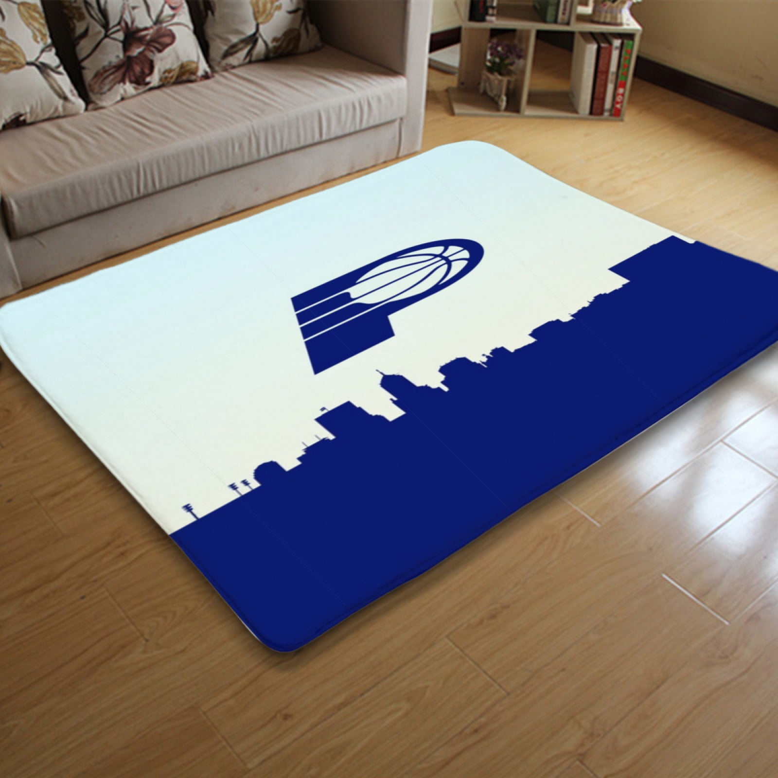 Indiana Basketball Pacers Carpet Living Room Bedroom Mats Kitchen Bathroom Rugs