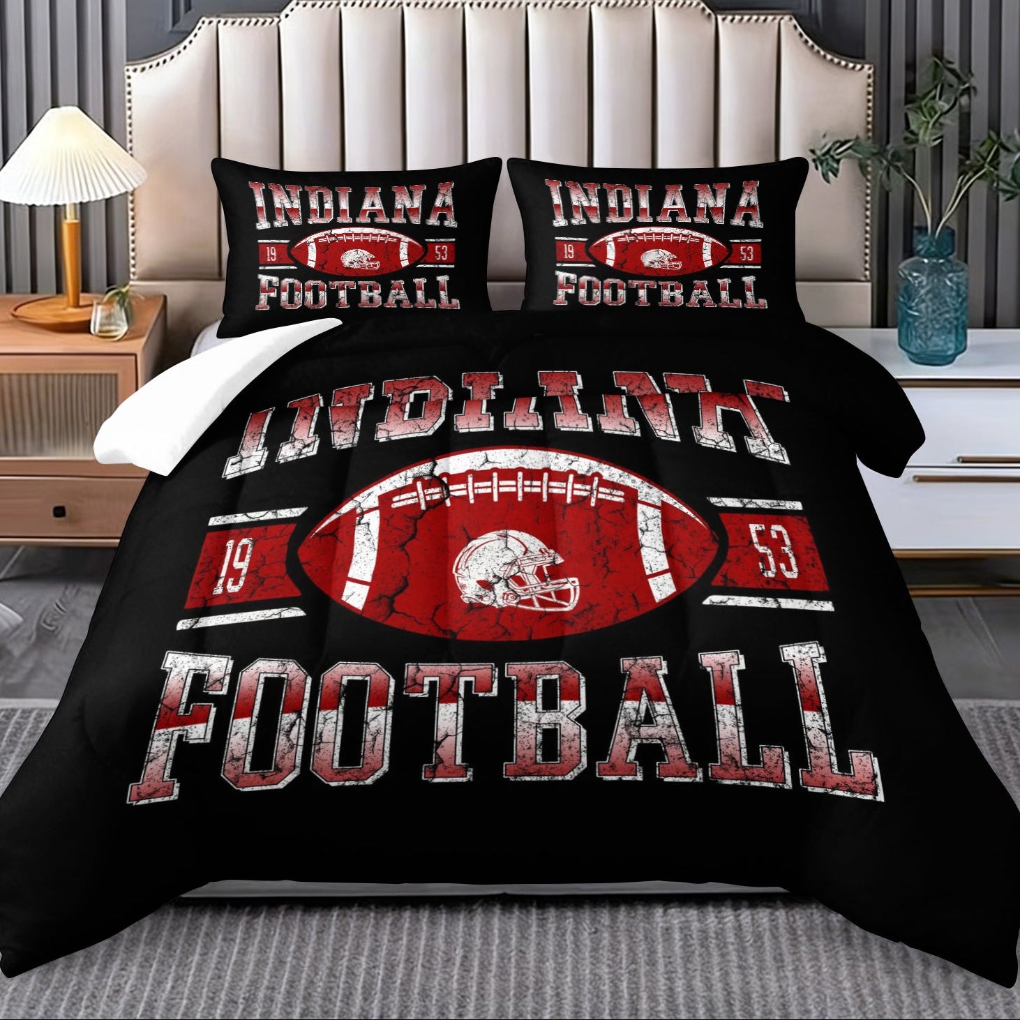 Indianapolis Colts Comforter Pillowcase Sets Blanket All Season Reversible Quilted Duvet