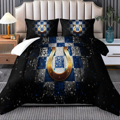 Indianapolis Colts Comforter Pillowcase Sets Blanket All Season Reversible Quilted Duvet