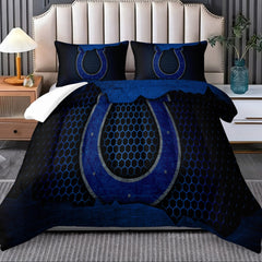 Indianapolis Colts Comforter Pillowcase Sets Blanket All Season Reversible Quilted Duvet