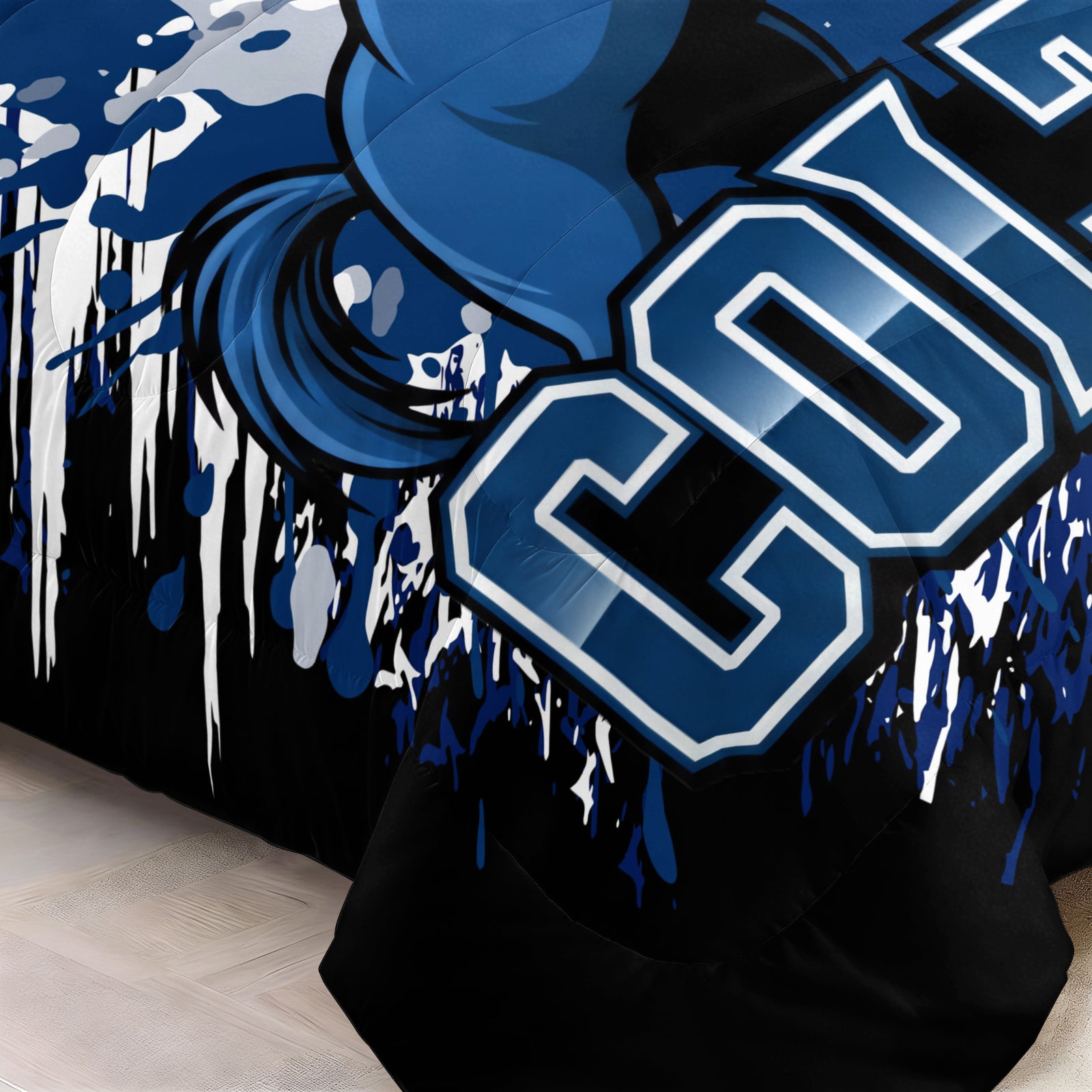 Indianapolis Colts Comforter Pillowcase Sets Blanket All Season Reversible Quilted Duvet