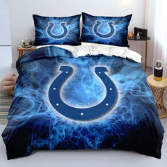 Indianapolis Colts Football League Duvet Cover Quilt Cover Pillowcase Bedding Set