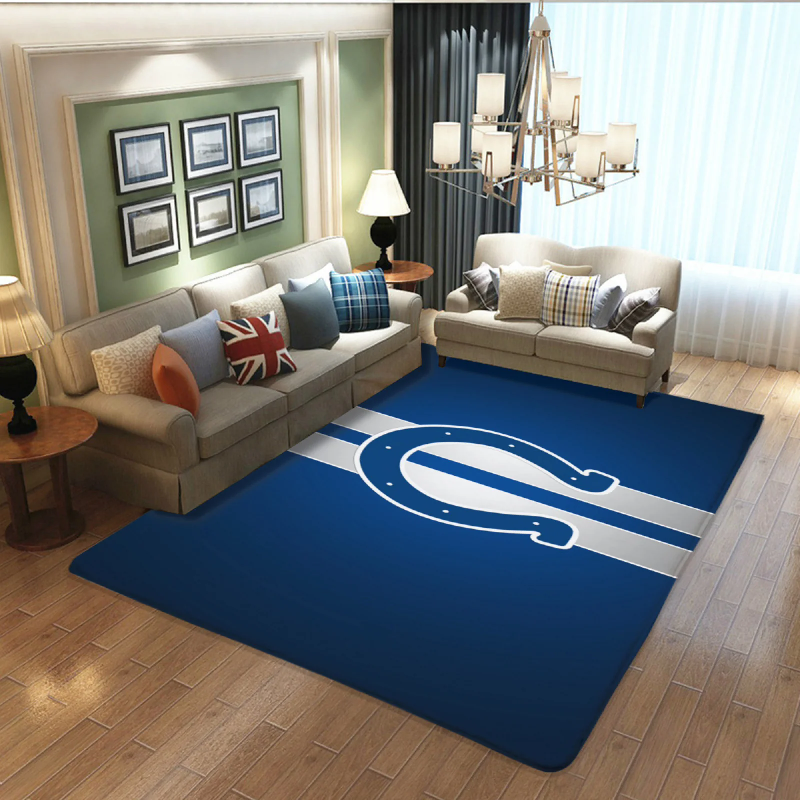 Indianapolis Colts Football Team Carpet Living Room Bedroom Mats Kitchen Bathroom Rugs