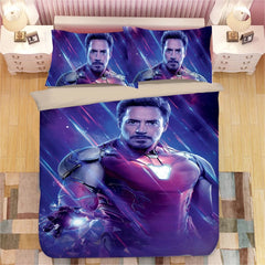 Iron Man Tony Stark  Duvet Cover Bedding Set Pillowcase