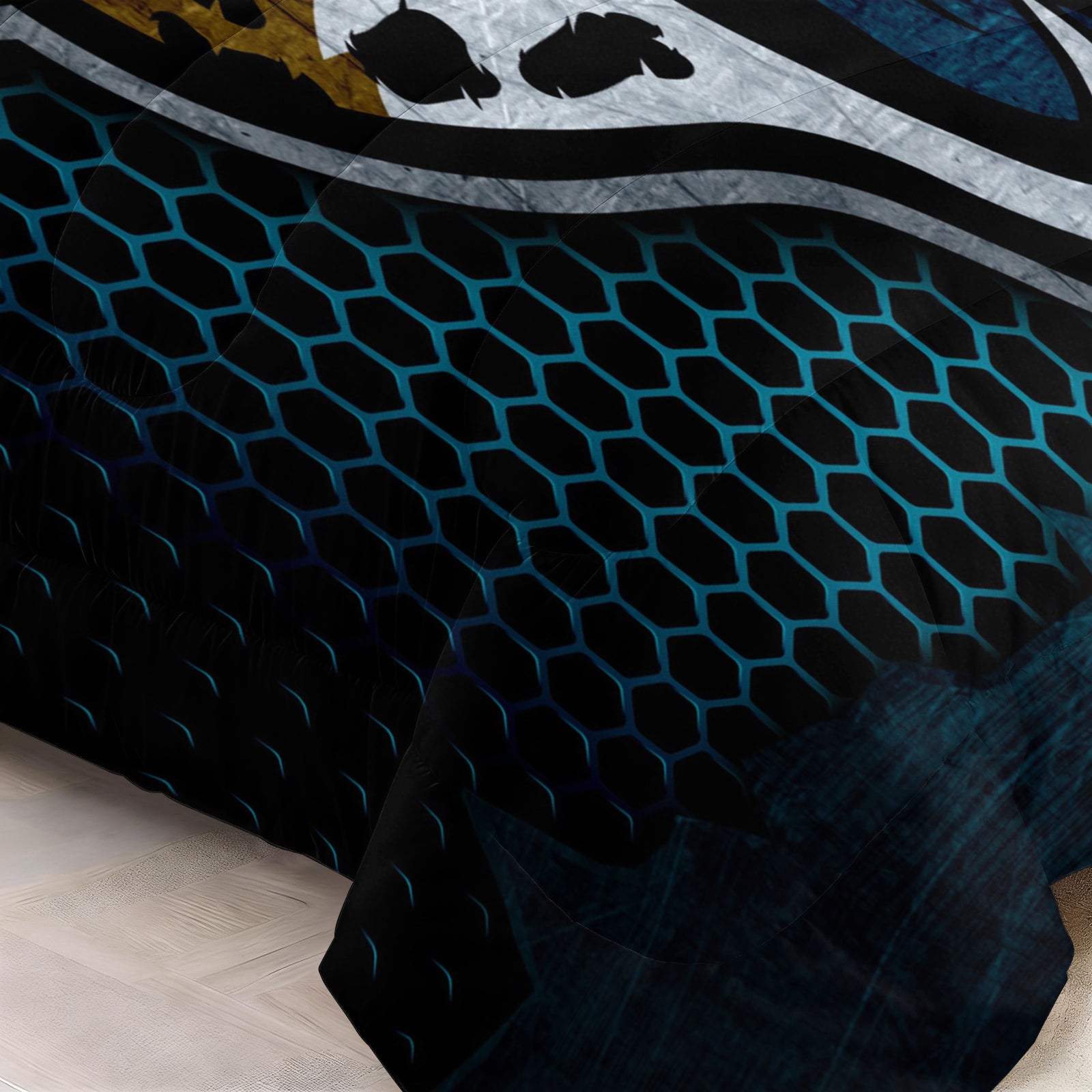 Jacksonville Jaguars Comforter Pillowcase Sets Blanket All Season Reversible Quilted Duvet