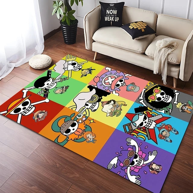 One Piece Anime Carpet Living Room Bedroom Sofa Mat Door Mat Kitchen Bathroom Rugs