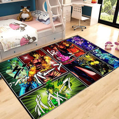 JoJo's Bizarre Adventure Cosplay Carpet Living Room Bedroom Sofa Rug Door Mat