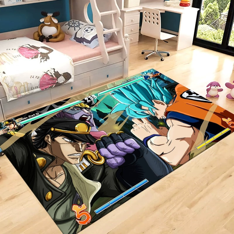 JoJo's Bizarre Adventure Cosplay Carpet Living Room Bedroom Sofa Rug Door Mat